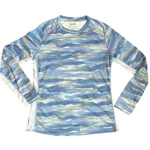 Simms SolarFlex Blue Veil Camo Sun Shirt